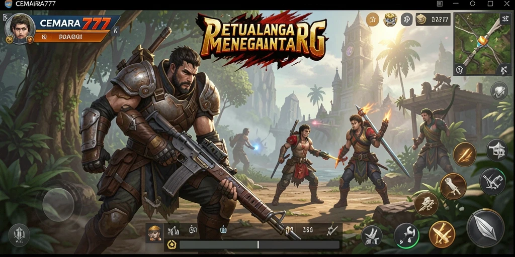 Tampilan permainan RPG CEMARA777 yang menarik dan penuh aksi.