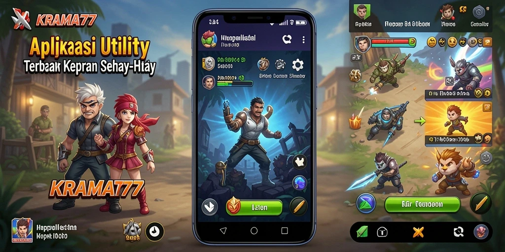 Screenshot KRAMAT77 menunjukkan tampilan antarmuka yang mudah digunakan untuk keperluan Utility.
