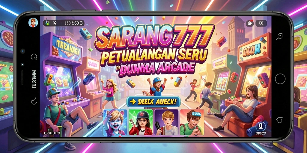 Screenshot menampilkan aksi seru dalam permainan Arcade SARANG777.